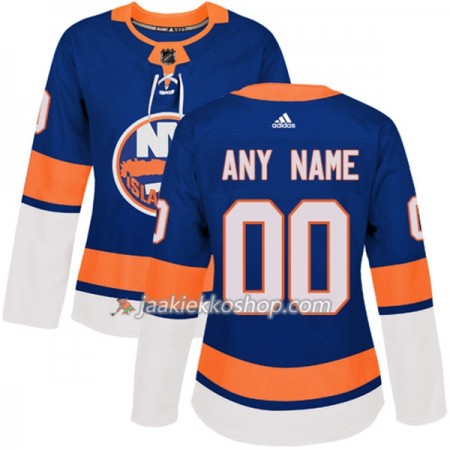 Nainen NHL New York Islanders Custom Adidas 2017-2018 Sininen Authentic